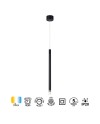 MOANA * COLGANTE 1L LED 7W - NEGRO ARENA